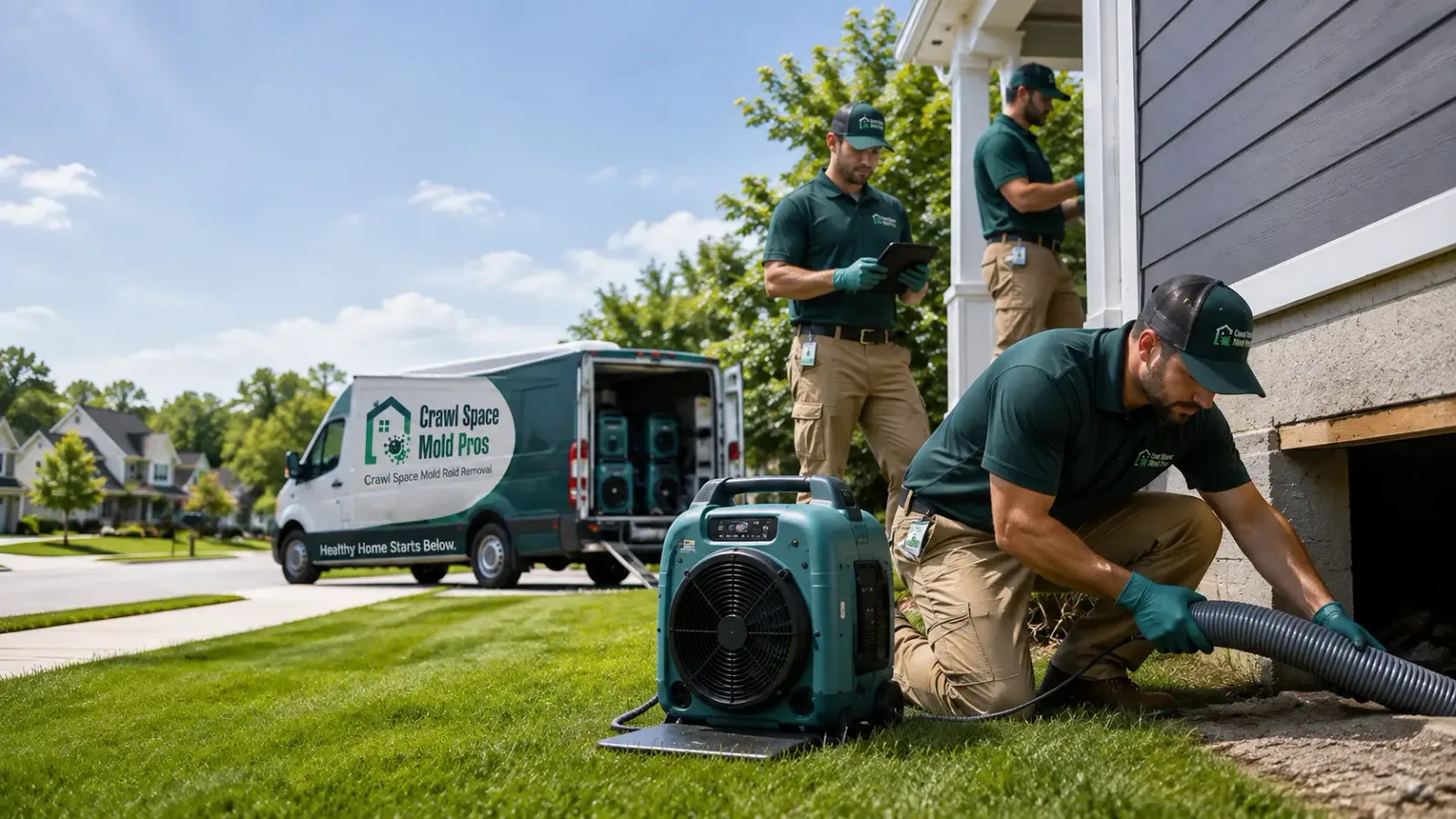 Crawl Space Mold Removal in Blackstone, IL